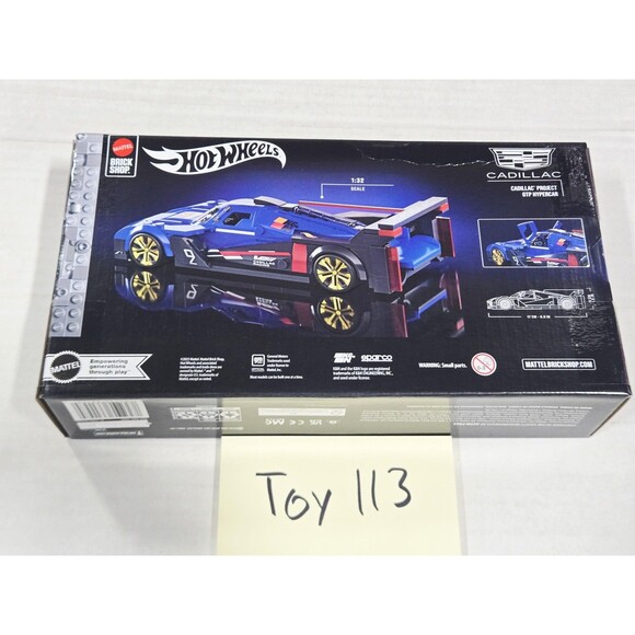 Hot Wheels Cadillac Project GTP Hypercar Brick Set 1:32 236 Pieces 10+ Mattel - Picture 4 of 6